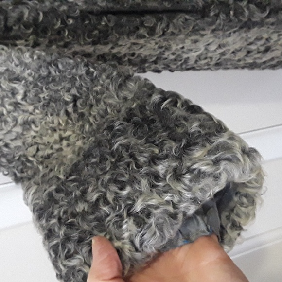 Lush Vintage Real Lamb Fur Coat, Authentic, Excellent Condition, S-M - Picture 14 of 15